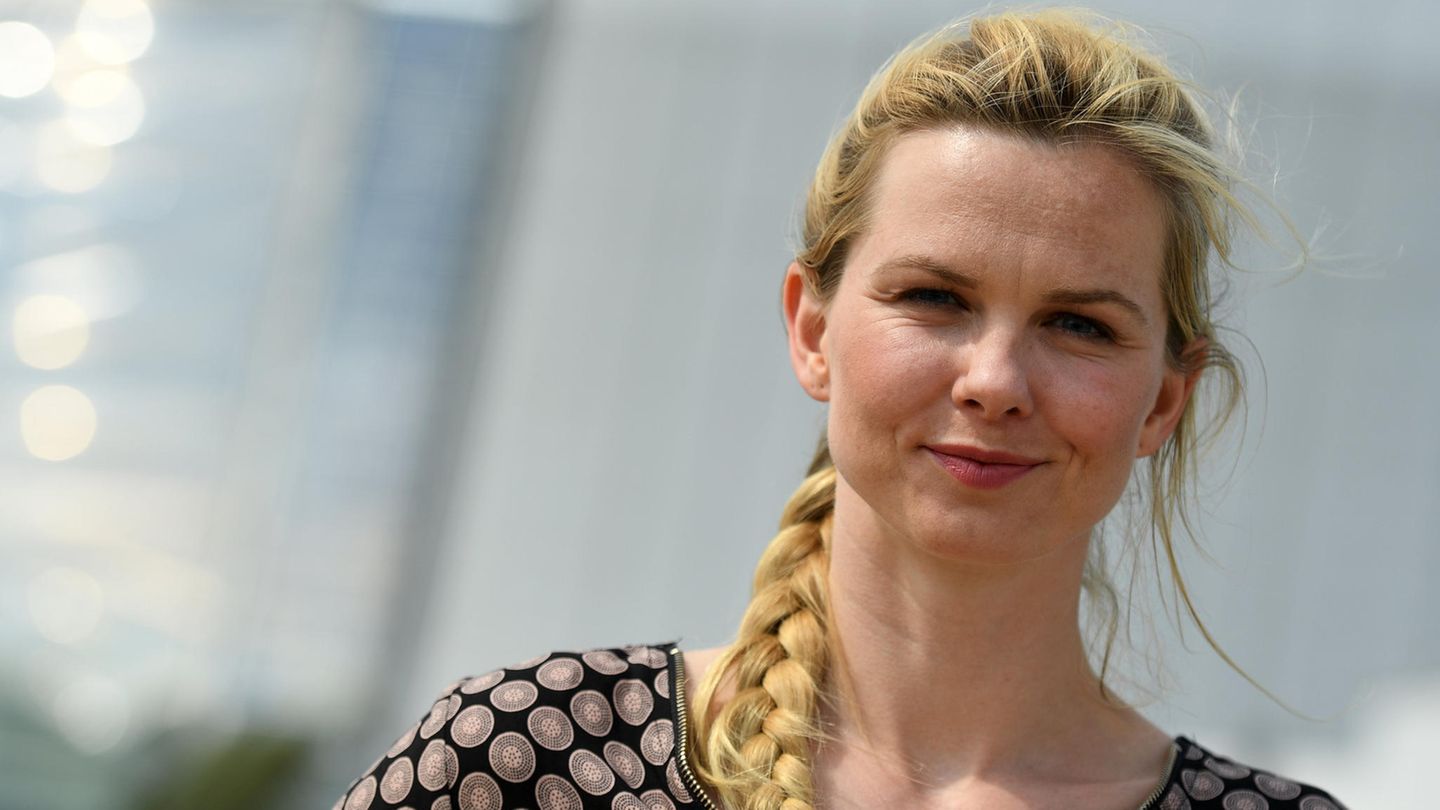 Porträt von Olympiasiegerin Britta Steffen