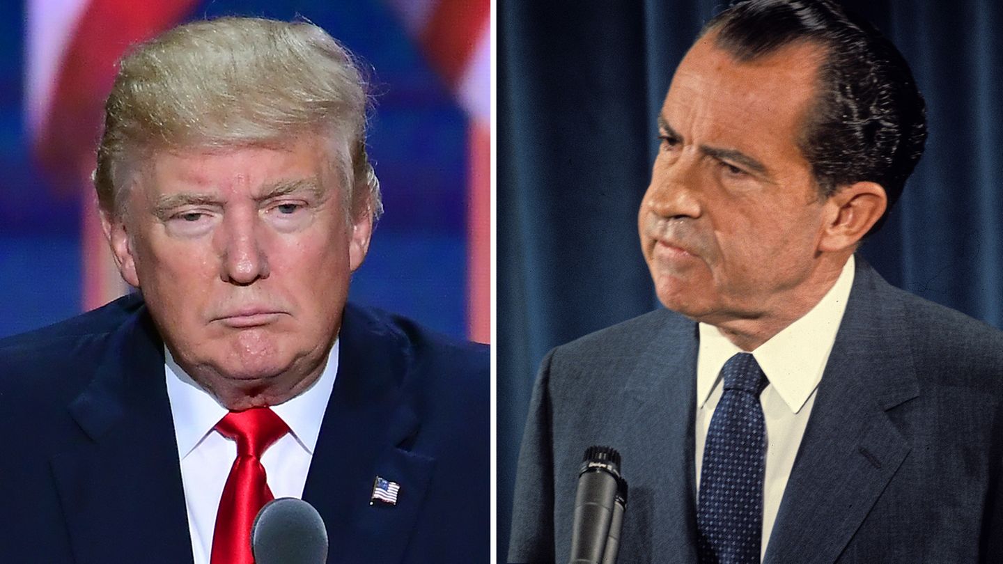 Donald Trump und Richard Nixon