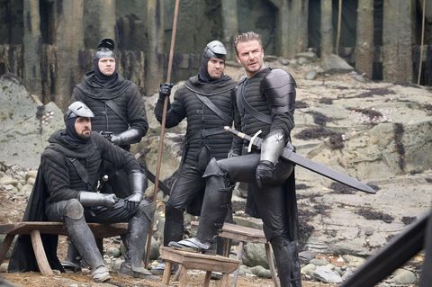 David Beckham in einer Szene aus dem Film "King Arthur"