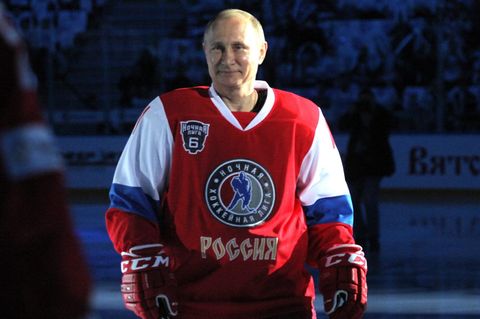 Wladimir Putin äußerte sich am Rande eines Hockeyspiels zum Fall James Comey