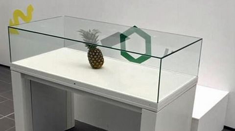 Diese Ananas hat es in die Unsterblichkeit geschafft.