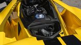 Das Gepäckfach hinter dem Motor.