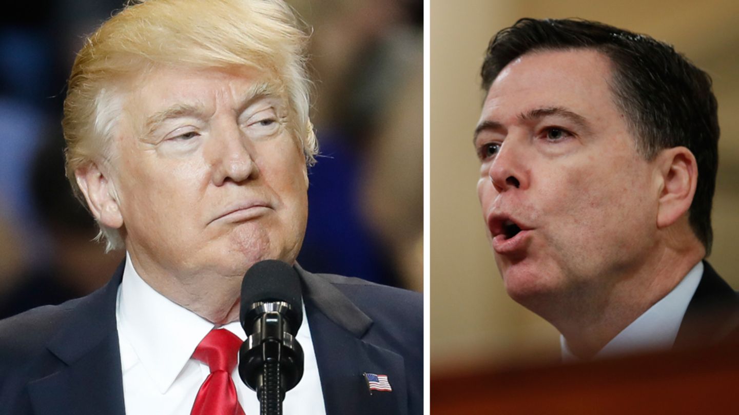 US-Präsident Donald Trump macht widersprüchliche Aussagen dazu, warum er FBI-Direktor James Comey feuerte