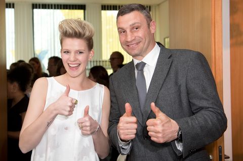 Levina und Vitali Klitschko