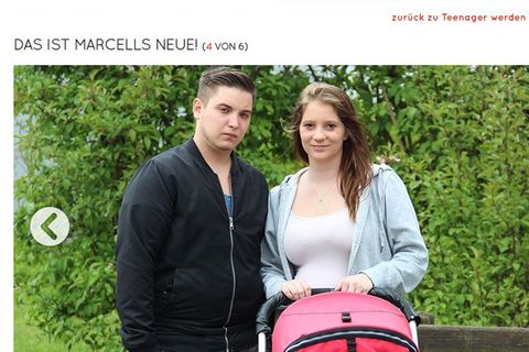 Der 19-jährige Marcell hat bereits drei Kinder, seine neue Freundin Vanessa erwartet in Kürze das nächste