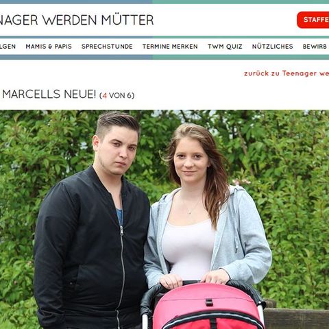 Der 19-jährige Marcell hat bereits drei Kinder, seine neue Freundin Vanessa erwartet in Kürze das nächste