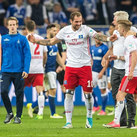 HSV-Stürmer Pierre-Michel Lasogga war der Last-Minute-Held auf Schalke