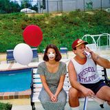 Lindsey, 18, bei einer Feier zum Unabhängigkeitstag drei Tage nach ihrer Nasenkorrektur, Calabasas, Kalifornien, 1993. Fünf ihrer Freunde an der Calabasas High School hatten bereits eine Schönheitsoperation.