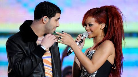 Rihanna und Drake bei einer Live-Performance