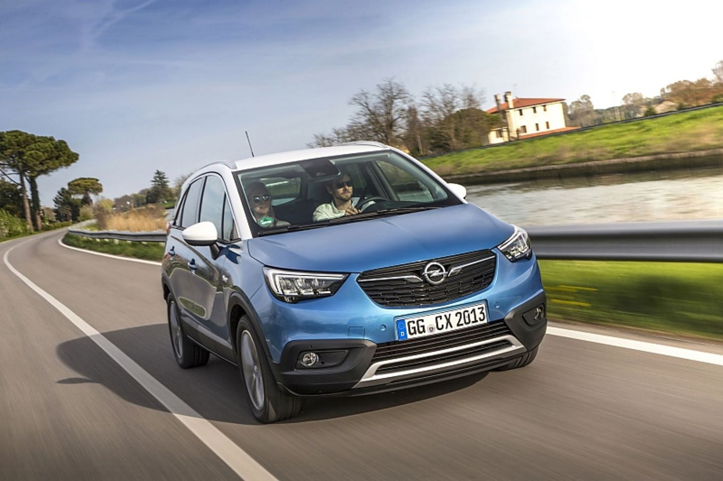 Der neue Opel Crossland X ist ein Fronttriebler.