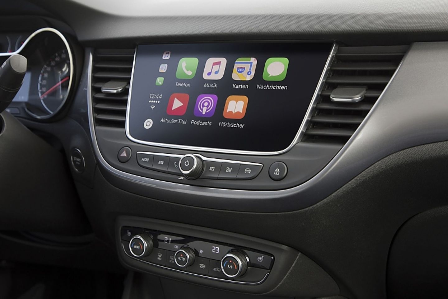 Die neueste Infotainment-Generation ist hier an Bord.