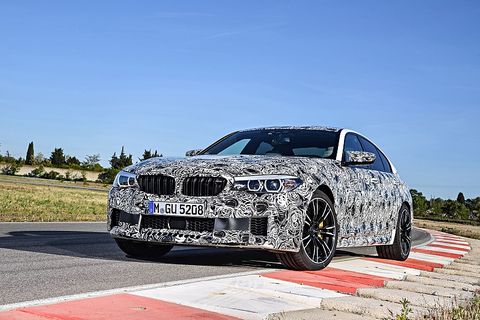Auf der Rennstrecke ist der BMW M5 ebenso wie auf der Straße zuhause.