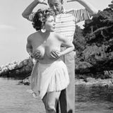 Robert Mitchum in Cannes