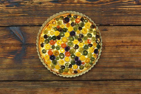 Gemüserosen Tarte