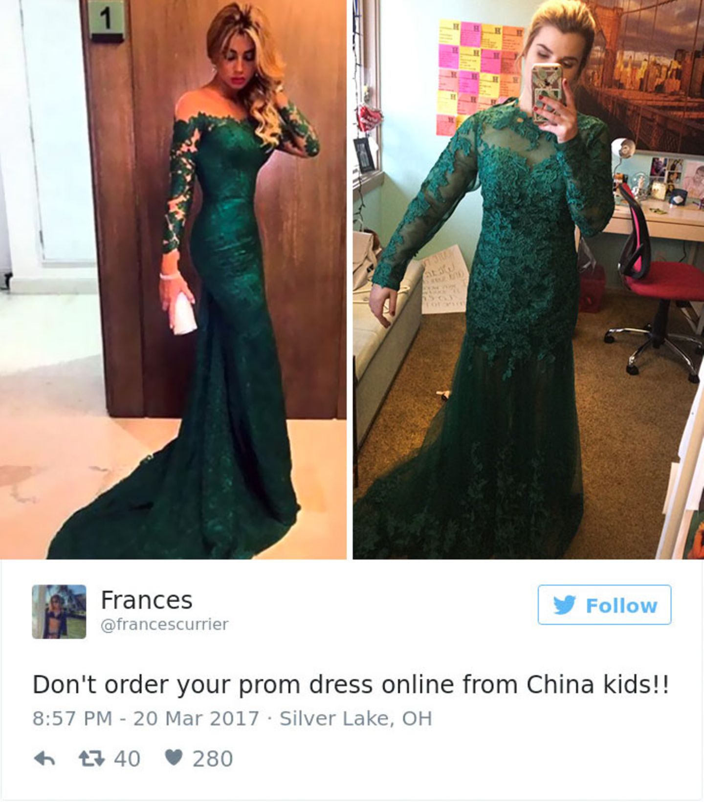 Billigmode aus dem Netz: So ruinieren Schrott-Kleider aus China den Abschlussball