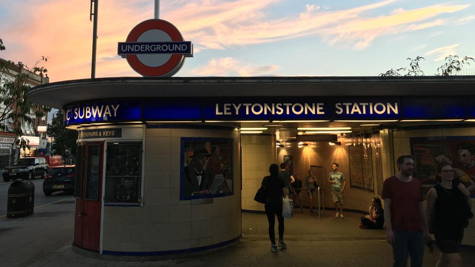 U-Bahnhof Leytonstone in London: Hier griff Muhaydin M. den amerikanischen Musiker Lyle Zimmerman an, der auf dem Weg zu einem Auftritt war