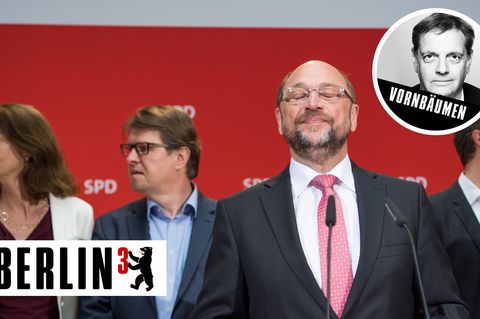 Noch verschließt Martin Schulz den Blick nac