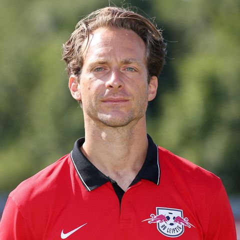 Tim Lobinger, zur Zeit dieser Aufnahme aus dem Juli 2014 Athletiktrainer bei den Fußballern von RB Leipzig, hat Leukämie