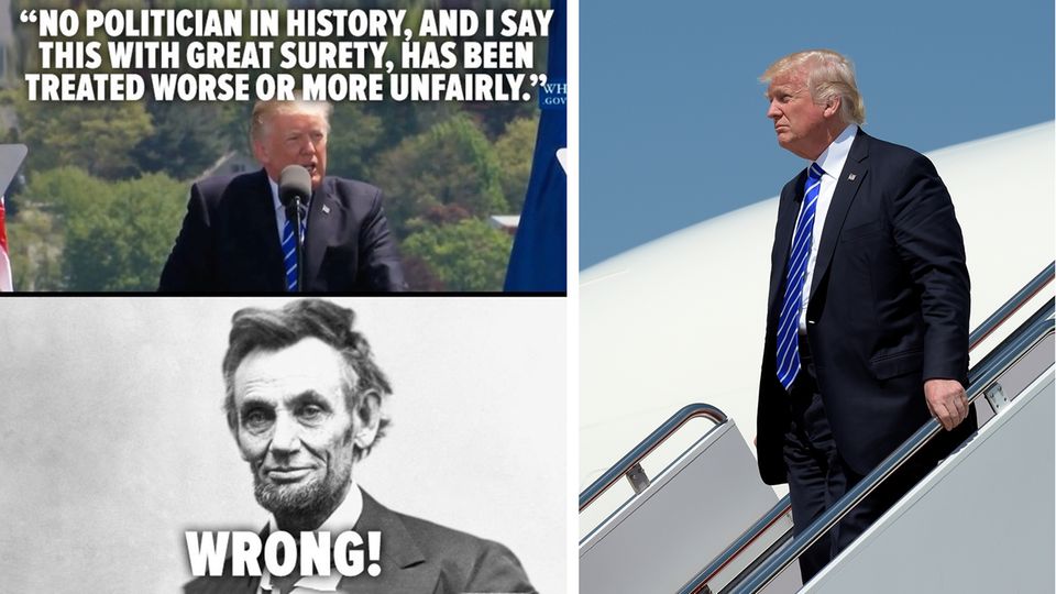 Lustige Tweets: Donald Trump: Kein Politiker wurde bisher schlechter behandelt als ich - wirklich?! Lustige Tweets: Donald Trump: Kein Politiker wurde bisher schlechter behandelt als ich - wirklich?!