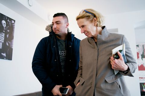 Ahmad C. mit "Ipso"-Gründerin Inge Missmahl