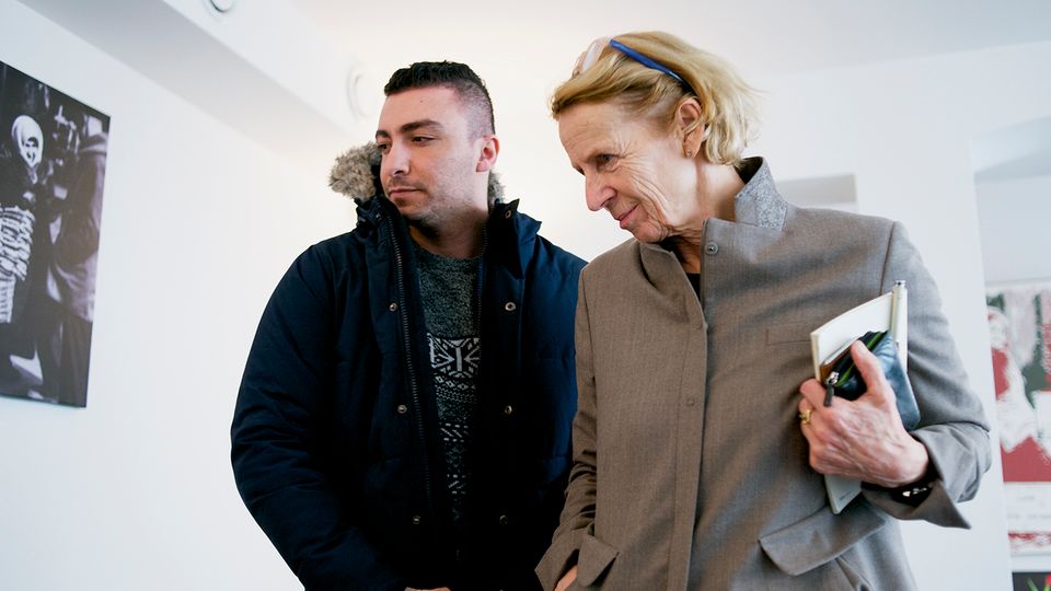 Ahmad C. mit "Ipso"-Gründerin Inge Missmahl