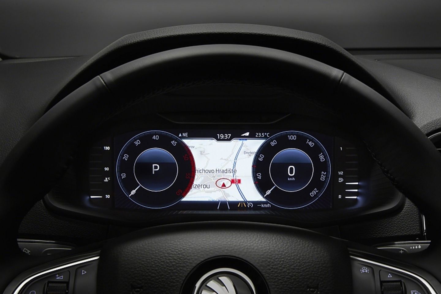 Skoda Karoq - mit animiertem Cockpit