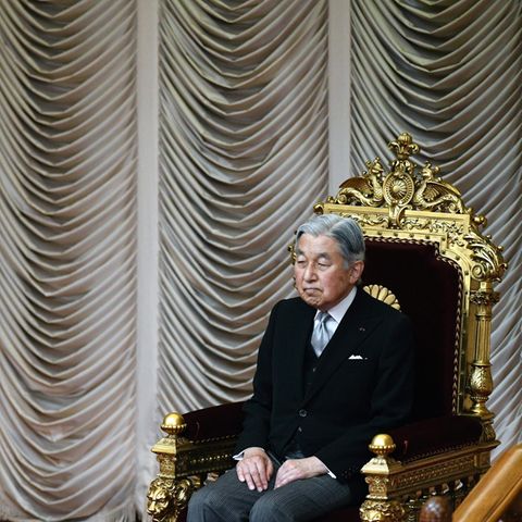 Japans Kaiser Akihito bei einer Parlamentssitzung