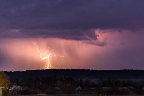 Schwere Unwetter zogen über Deutschland: Hier ein Bild aus der Nähe von Jena