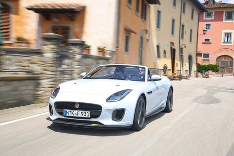 Jaguar F Type 400 Sport Cabrio AWD - offen wie geschlossen ein Spaßmacher
