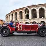 Startnummer 83, der Alfa Romeo 8C 2600 Muletto mit Neil und Joe Twyman aus England.