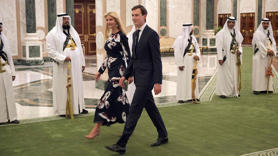 Ivanka Trump und Jared Kushner begleiten US-Präsident Donald Trump auf seiner ersten Auslandsreise