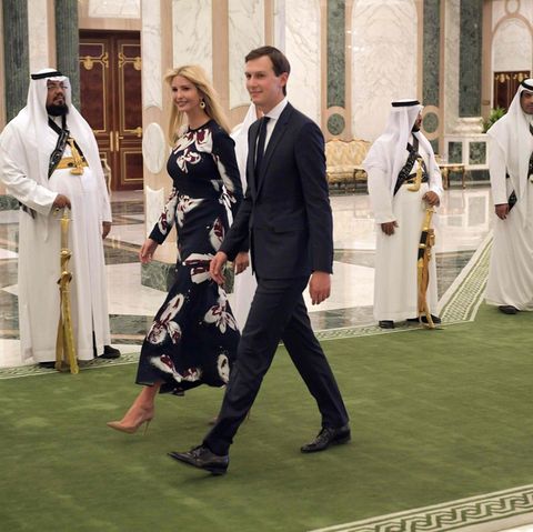 Ivanka Trump und Jared Kushner begleiten US-Präsident Donald Trump auf seiner ersten Auslandsreise