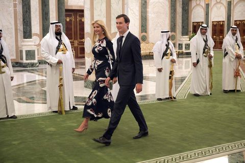 Ivanka Trump und Jared Kushner begleiten US-Präsident Donald Trump auf seiner ersten Auslandsreise