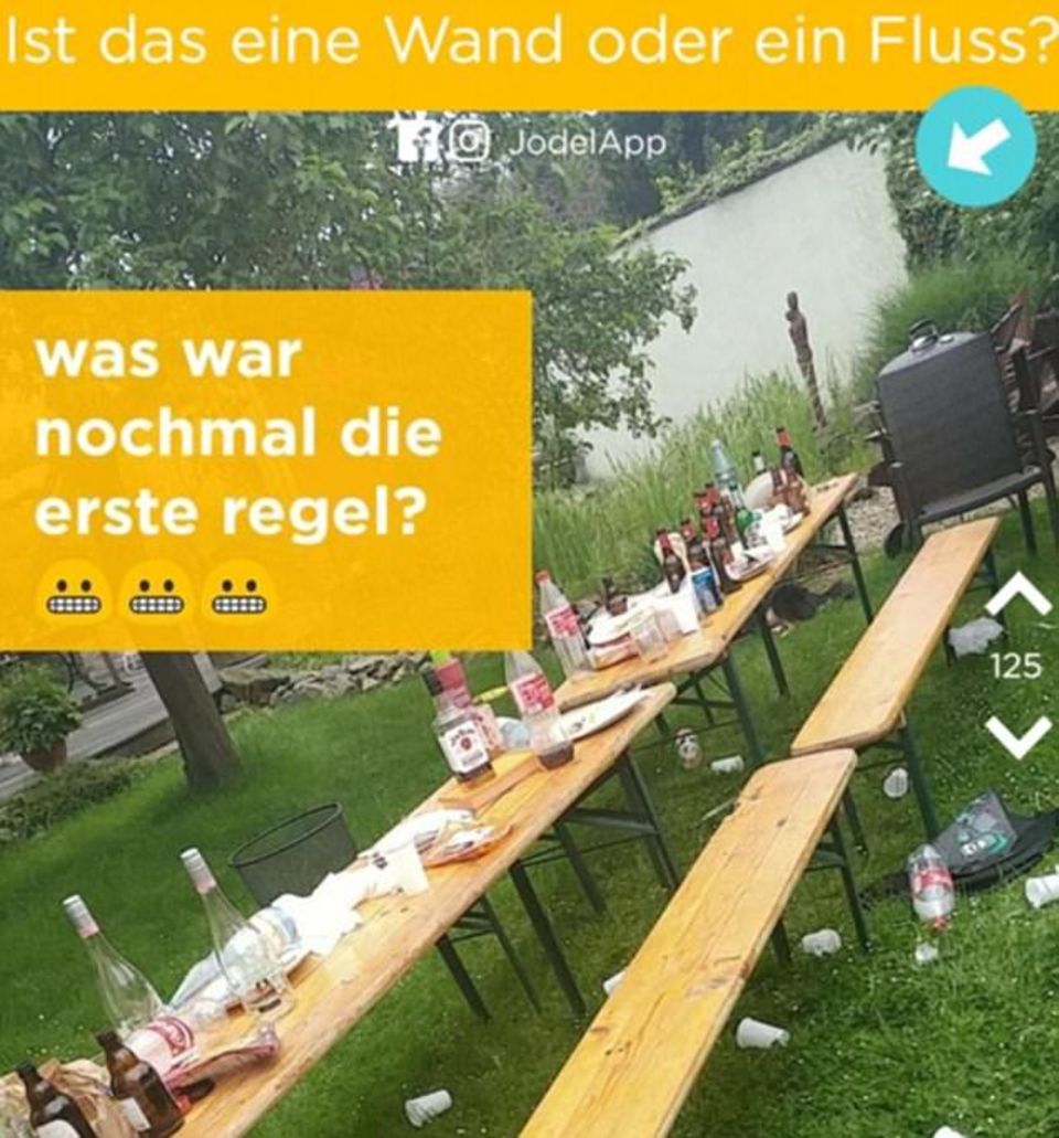 Ist es eine Wand oder ein Fluss? Ist es eine Wand oder ein Fluss?