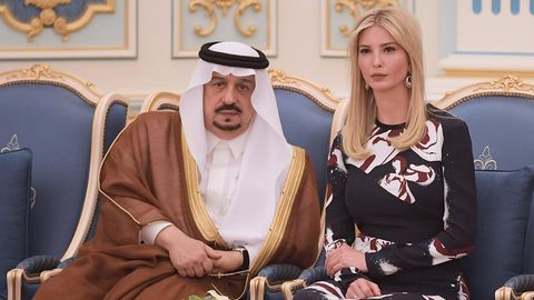 Ivanka Trump am königlichen Hof von Saudi-Arabien
