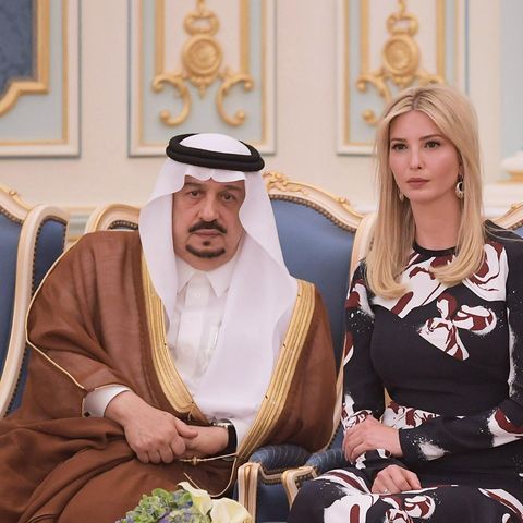 Ivanka Trump am königlichen Hof von Saudi-Arabien