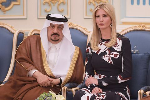 Ivanka Trump am königlichen Hof von Saudi-Arabien
