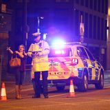 Die Polizei hat das Gebiet um die Arena abgesperrt