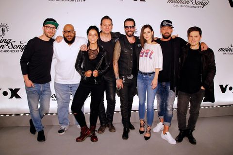 Die Besetzung der diesjährigen Staffel von "Sing meinen Song - Das Tauschkonzert" auf VOX beim Fototermin in Berlin