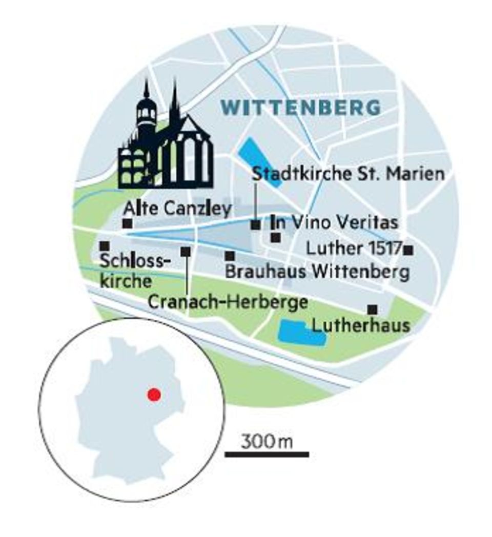 Wittenberg  Vor 500 Jahren ver  ffentlichte Luther seine Thesen