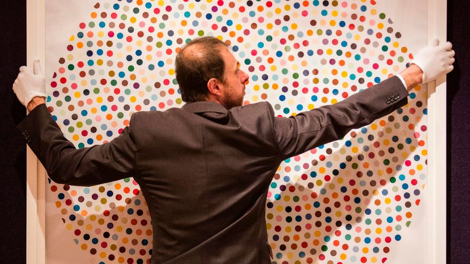 Damien Hirst bei Biennale 2017: Von Punkten und Haien: Damien Hirst schuf mehr als 1500 "Spot Paintings". Von Punkten und Haien: Damien Hirst schuf mehr als 1500 "Spot Paintings".