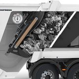 Das Pressplattenprinzip in der Müllentsorgung.