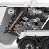 Das Pressplattenprinzip in der Müllentsorgung.