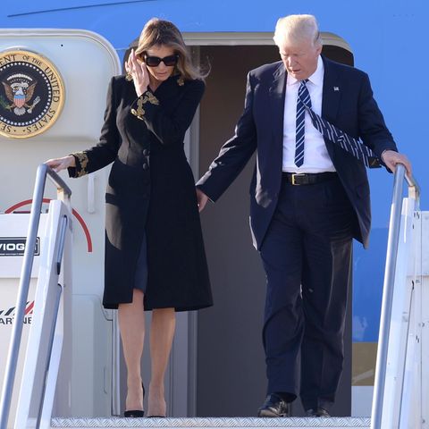 Donald Trump und Melania Trump in Rom