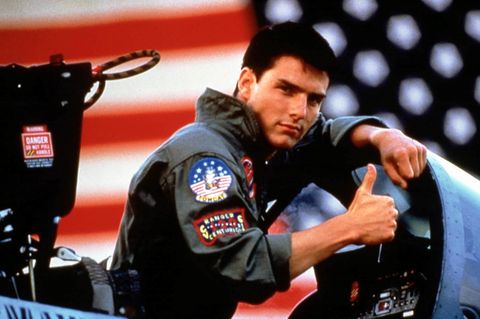 Tom Cruise in seiner Rolle als Kampfpilot Maverick in Top Gun