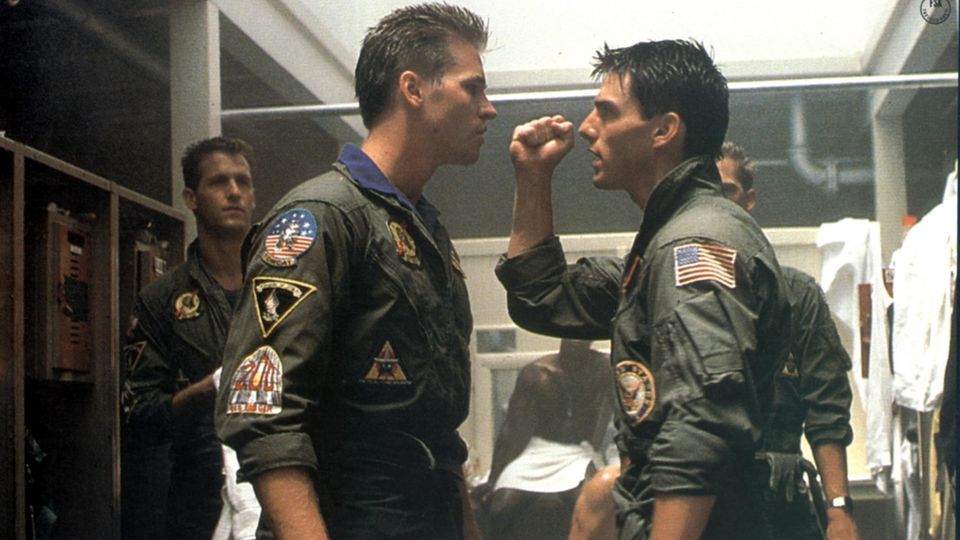 Val Kilmer in einer Szene mit Tom Cruise