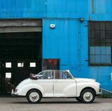 Colin Frost nennt seinen Morris Minor 1000 liebevoll "Delilah".