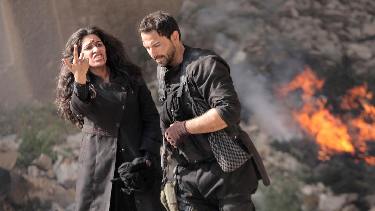 Szene aus der IS-Fernsehserie "Black Crows": Die Macher wollen reale Geschichten erzählen
