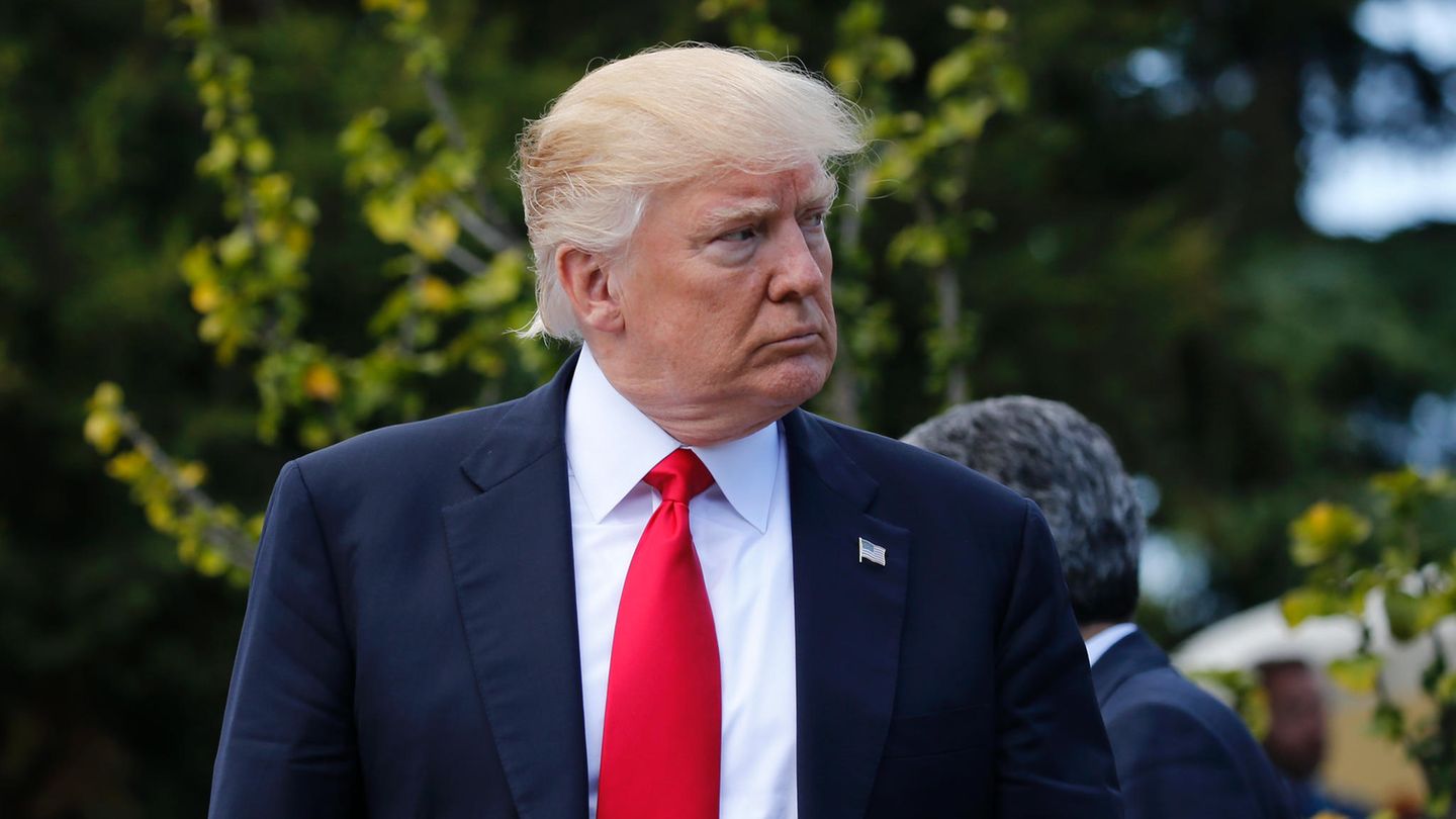 Donald Trump bei G7-Gipfel in Taormina auf Sizilien