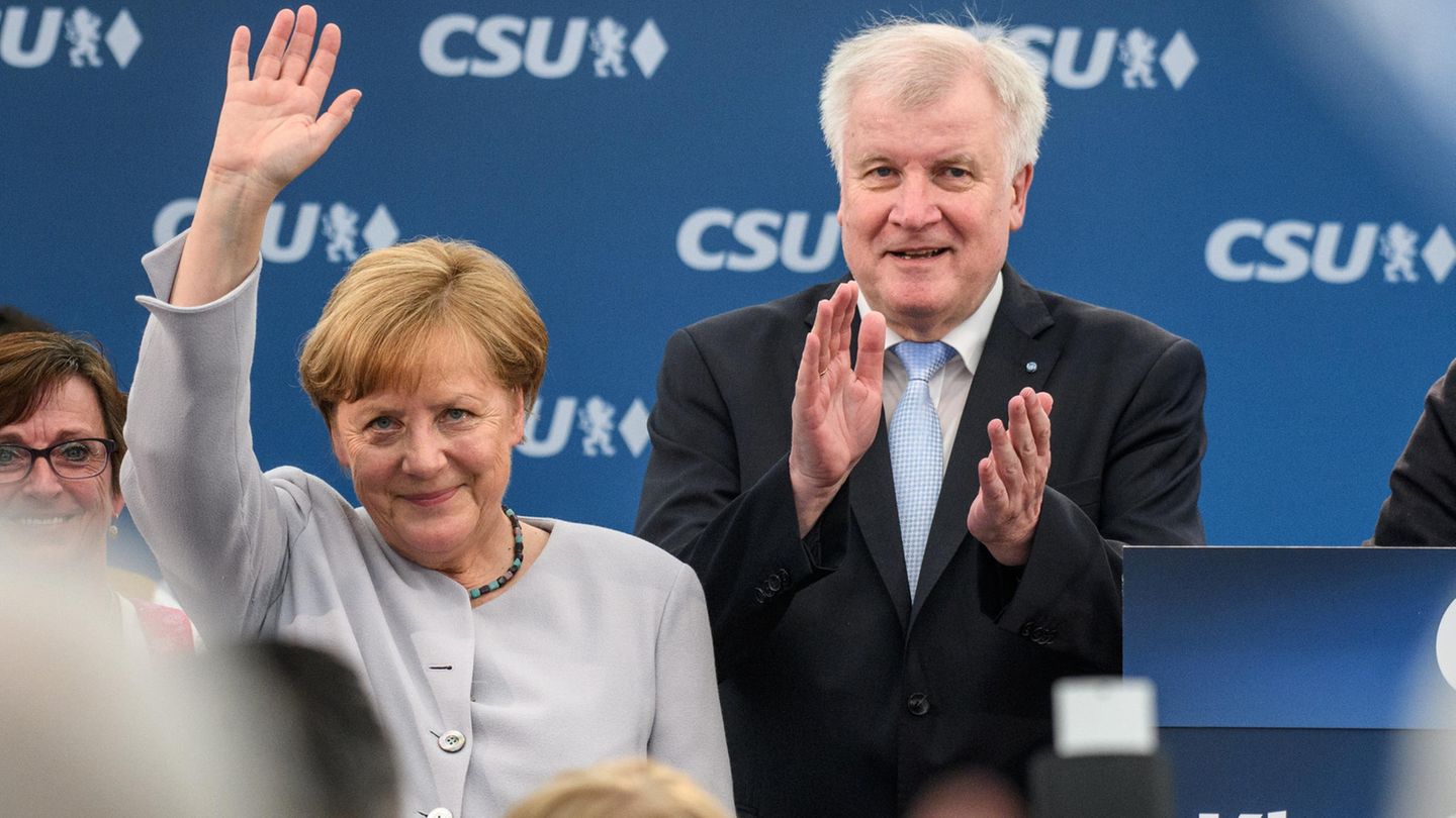 Angela Merkel Seehofer